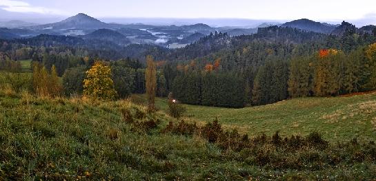 Ráno z Křížového vrchu