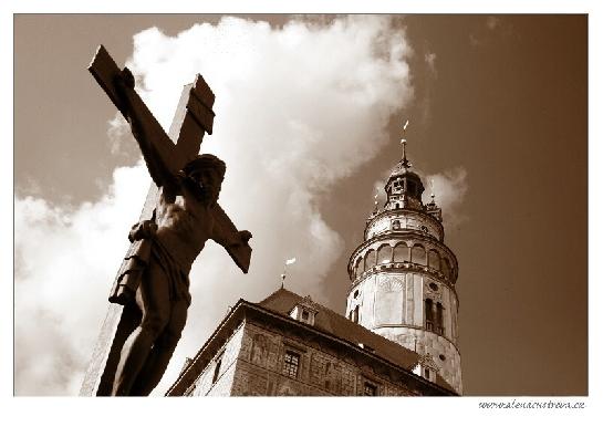 Český Krumlov - sepie