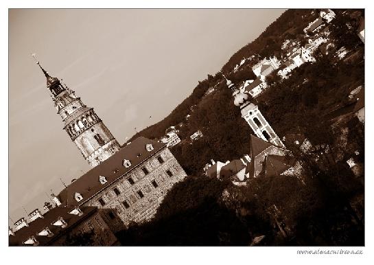 Český Krumlov - sepie