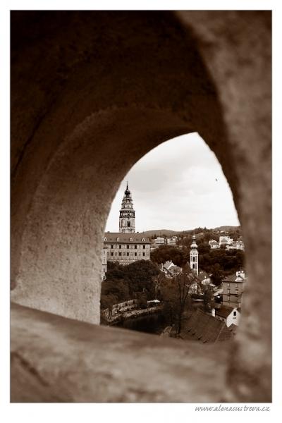 Český Krumlov - sepie