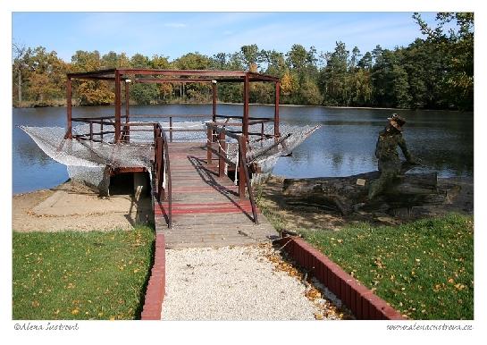 Třeboň podzimní - Pergola u sv. Víta