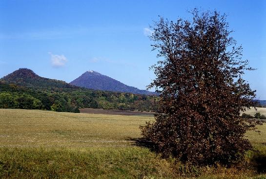 Ostrý a Milešovka