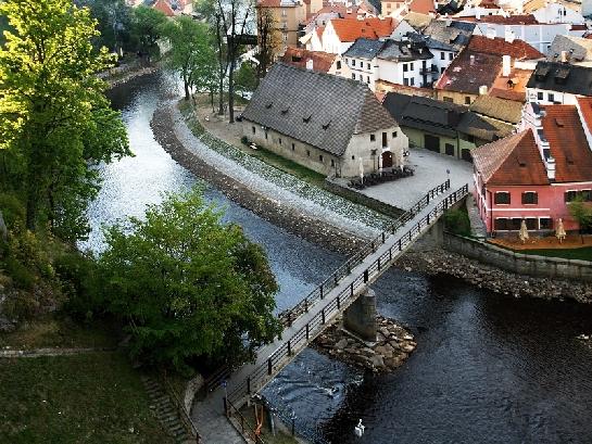 Vltava v Českém Krumlově