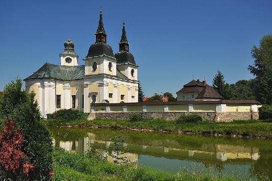 Santiniho kostel sv. Václava ve Zvoli