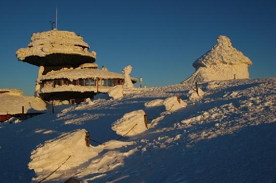 Polská bouda a rotunda sv. Vavřince