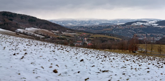 Výhled na Ústí a Krušné hory