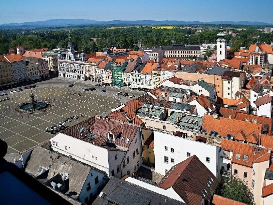 Budějovice z Černé věže 3