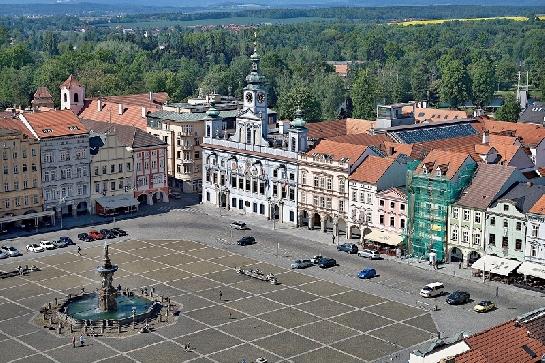 Budějovice z Černé věže