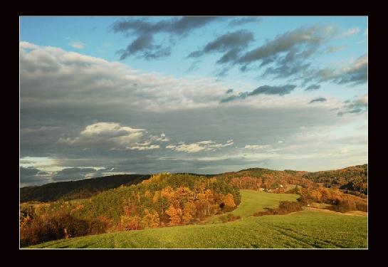 Česká krajina navečer