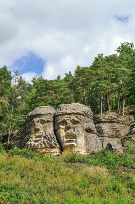 Kokořínsko - Čertovy hlavy a jeskyně Klácelka