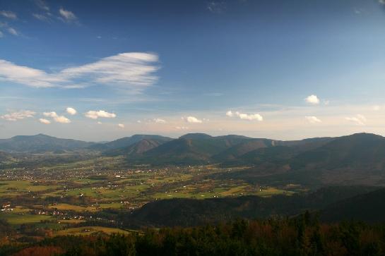 výhled na Beskydy