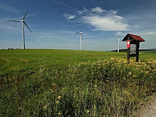 Větrné elektrárny v Krušných horách