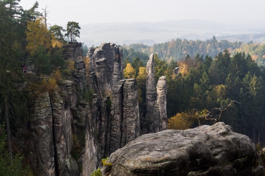 Prachovské skály z Vyhlídky Míru II