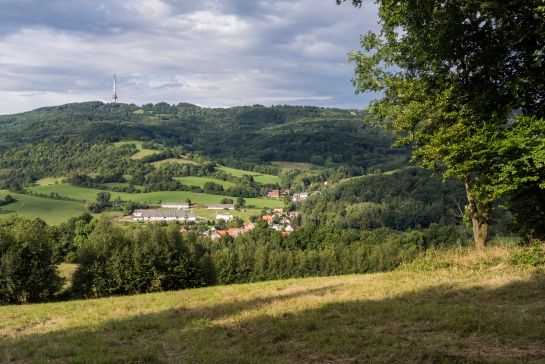 Zubrnice a Buková hora odpoledne