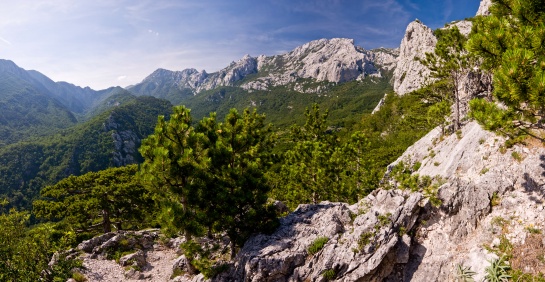 Panorama centrální části Veliké Paklenice