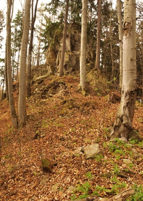 Zbytky hradu a kláštera Kuklov 