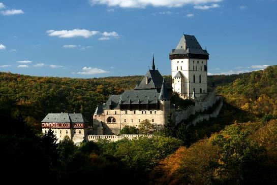 Karlštejn v podzimním