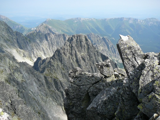 Belianské Tatry a Čierny štít z Baraních rohů