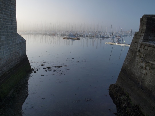 ranní přístav Concarneau Citadela