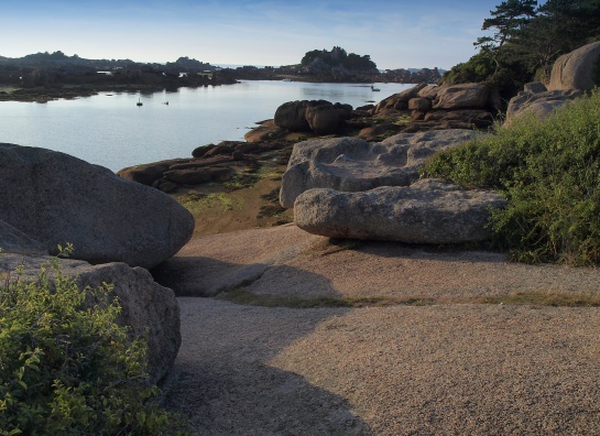 Cote de Granit Rose -růžové pobřeží