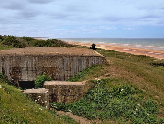 Pláž Omaha -  muzeum Arromanches