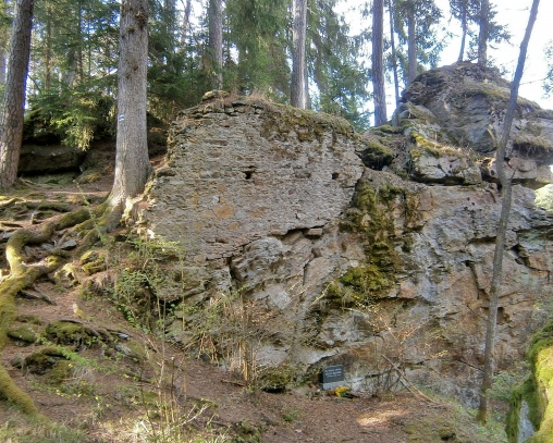 Zřícenina hradu Hus