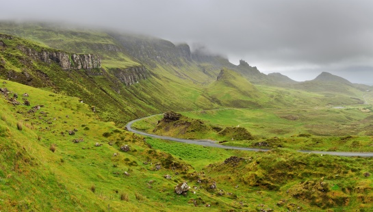 SKOTSKO - hory QUIRAING na ostrově SKY