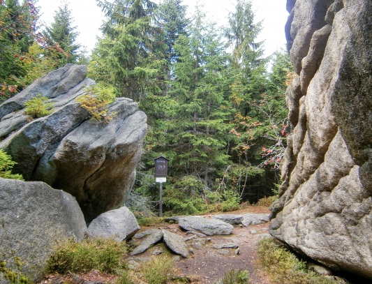 skaliska na  Perníku (1049 m) 