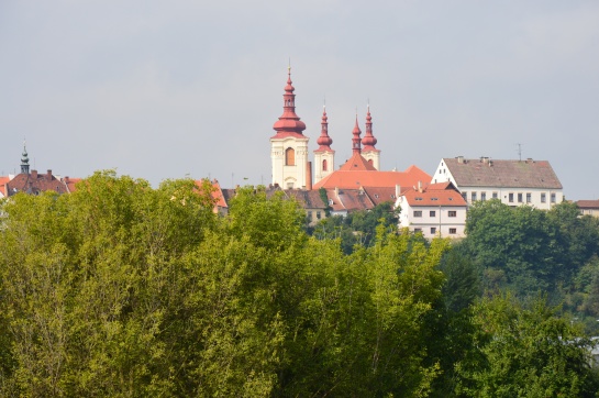 Pohled na věže v Žatci