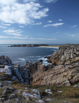 pobřeží u Pointe du Raz