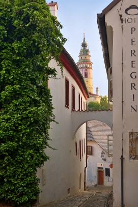 Český Krumlov, městská památková rezervace zapsaná na seznamu světového dědictví UNESCO