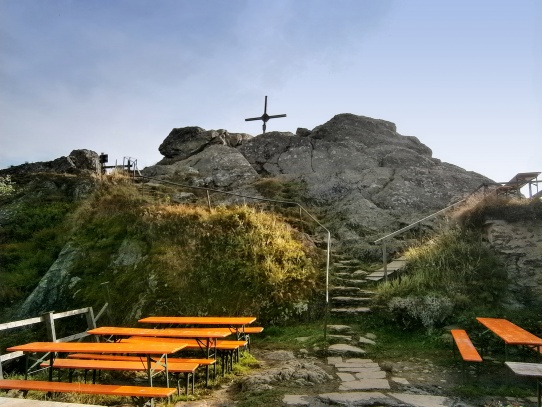 Velký Ostrý „Grosser Osser“ a Malý Ostrý  „Kleiner Osser“ 