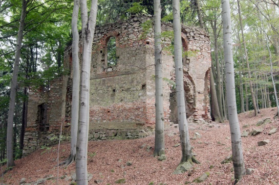 Zřícenina poutní kaple svaté Máří Magdaleny