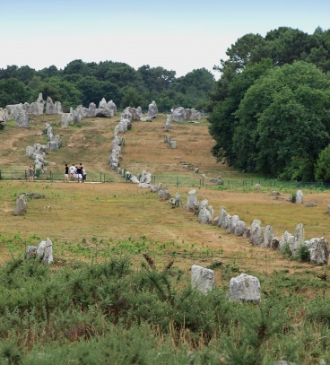 megalitické řady Carnac