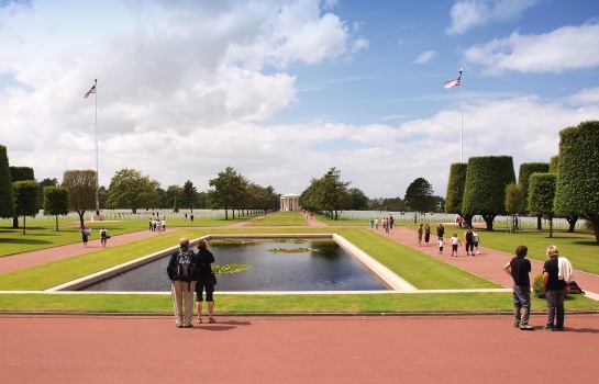 americký vojenský hřbitov u Omaha Beach