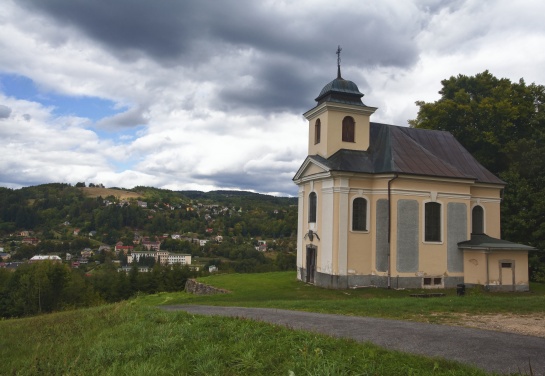 Kostelík sv.Jana Nepomuckého na Poušti - Železný Brod