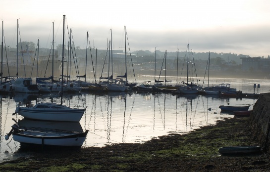 ranní přístav Concarneau Citadela