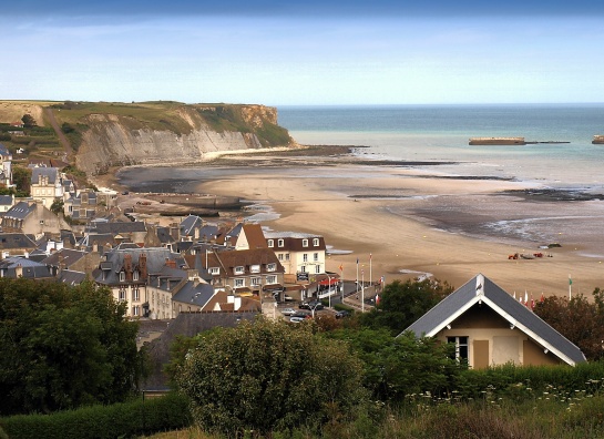 Pláž Omaha -  muzeum Arromanches