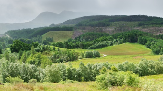 SKOTSKO - krajina u LOCH TREIG ROUD