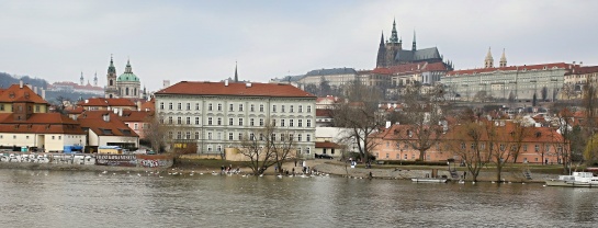 Kampa a Hradčany od Novotného lávky