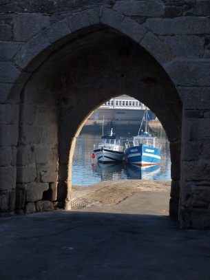 ranní přístav Concarneau Citadela