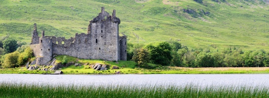 SKOTSKO - hrad Kilchum u jezera LOCH AWE