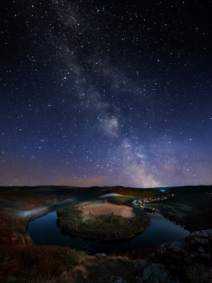 Mléčná dráha nad Solenickou podkovou