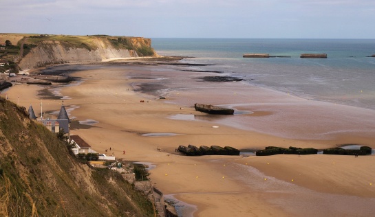 Pláž Omaha v Arromanches