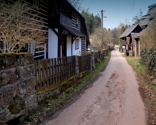 Údolí Robečského potoka u Zahrádek