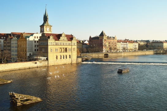 Vltava a Novotného lávka