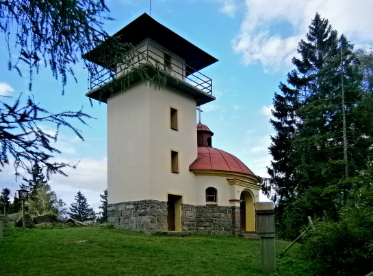 Rozhledna na Mařském vrchu u Vimperka