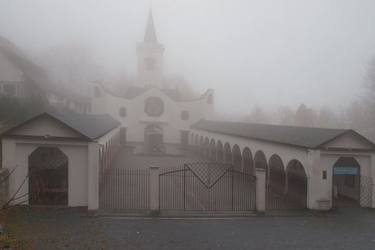 Poutní kostel P.M.Pomocné u Zlatých Hor v Jeseníkách