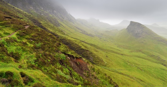 SKOTSKO - hory QUIRAING na ostrově SKY