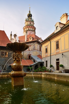 Český Krumlov, městská památková rezervace zapsaná na seznamu světového dědictví UNESCO